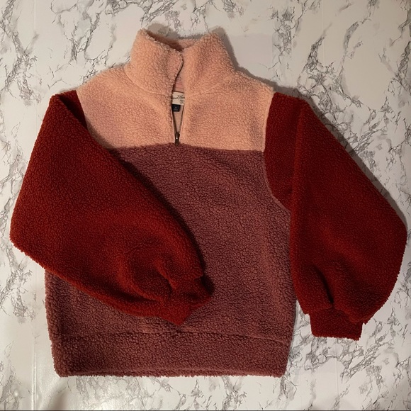 Universal Thread Quarter-Zip Sherpa - XS - Picture 1 of 3